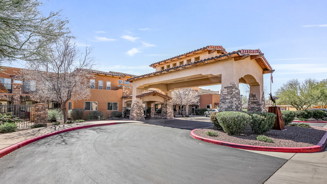 Exterior view of Desert Springs Gracious Retirement Living