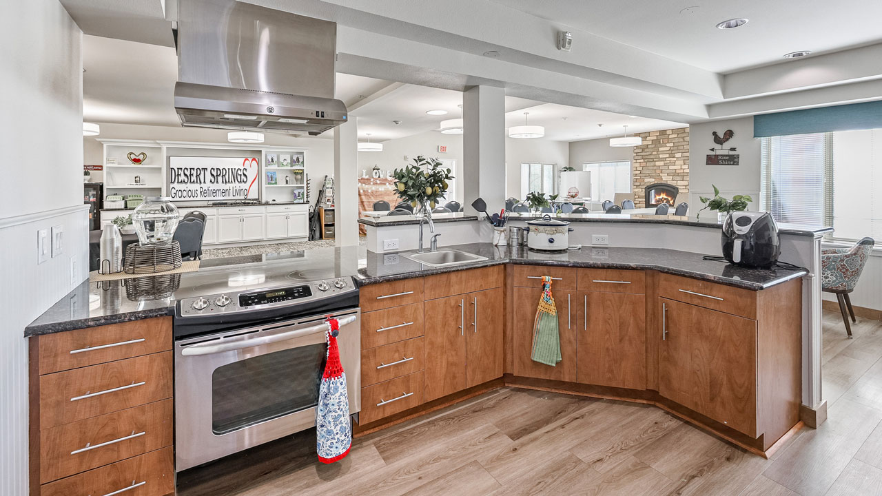 The kitchen at Desert Springs